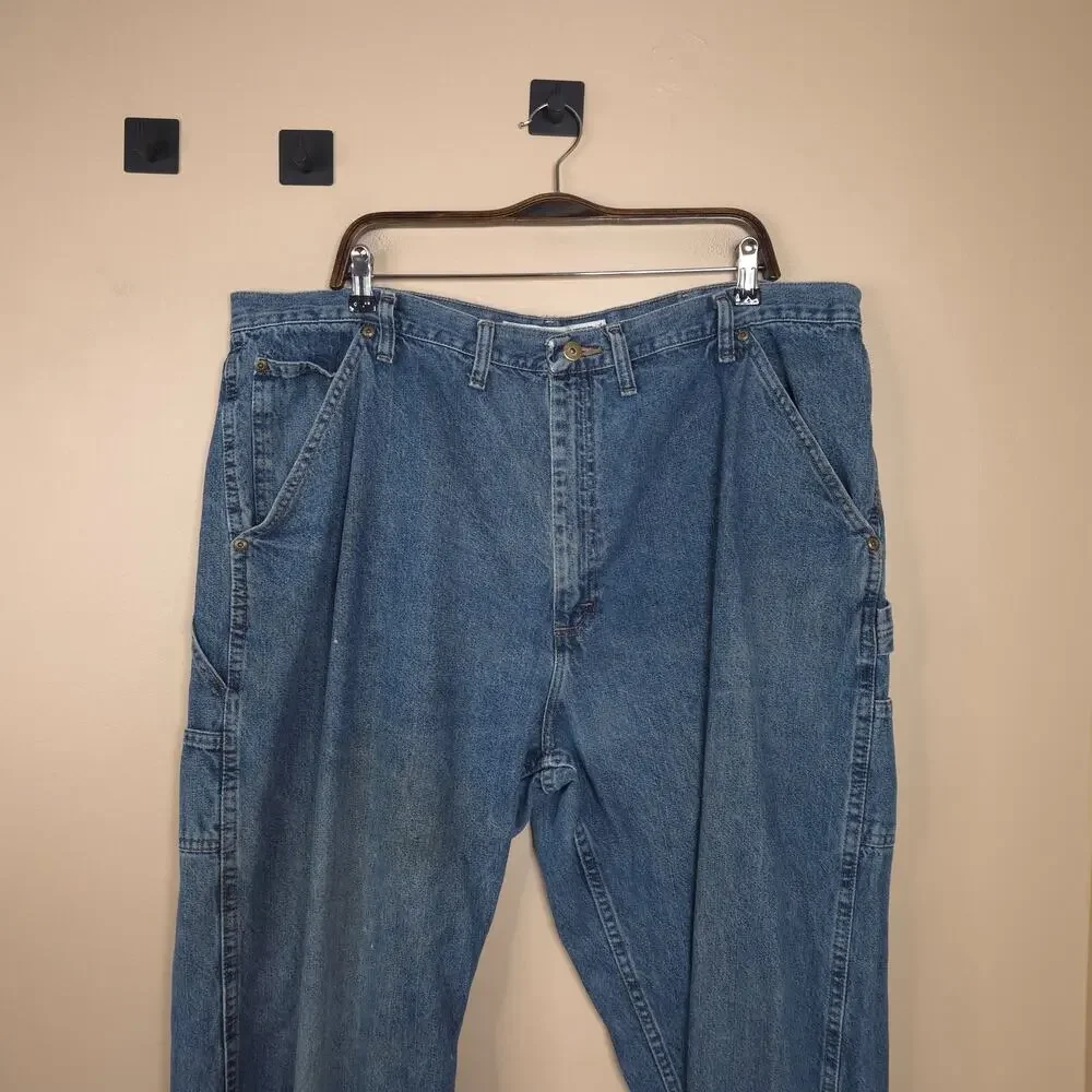 Bailey's PT Relaxed Fit Carpenter Medium Wash Denim Jeans Size 44x32